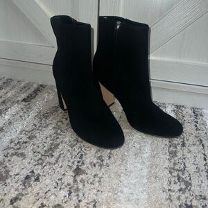 Nine West Black Heeled Boots